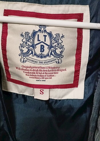 LTB Desenli Örgü Kadın Kışlık Mont