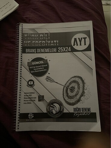 Bilgi Sarmal AYT Edebiyat Deneme Kitabı