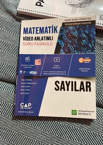 Çap Yayınları Matematik Video Anlatımlı Sayılar Soru Kitabı