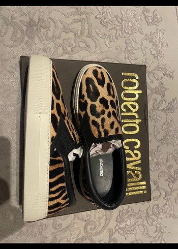 Kürklü Leopar Desenli Platform Kadın Spor Ayakkabı - Görsel 4