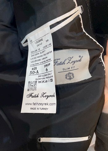 Siyah Damatlık Ceketi - Görsel 6