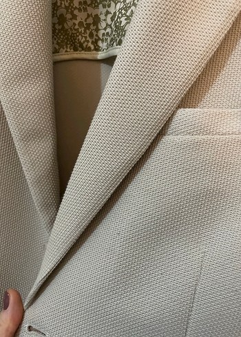 Bej Erkek Blazer Ceket Düğmeli - Görsel 5