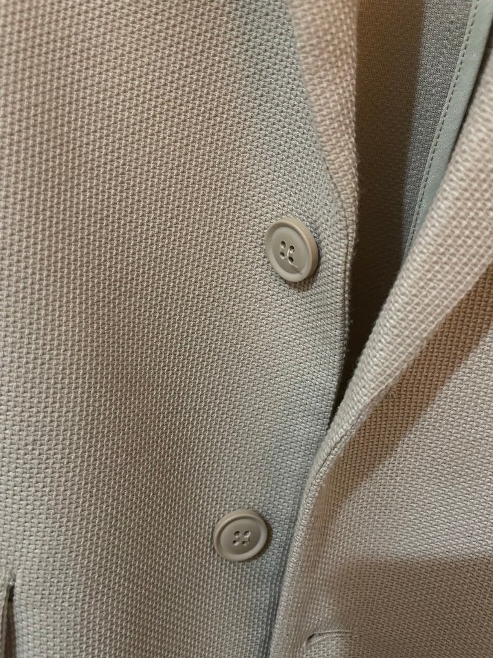 Bej Erkek Blazer Ceket Düğmeli - Görsel 3