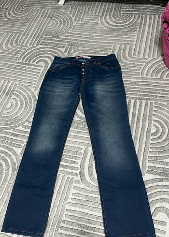 Levis Koyu Mavi Denim Jean