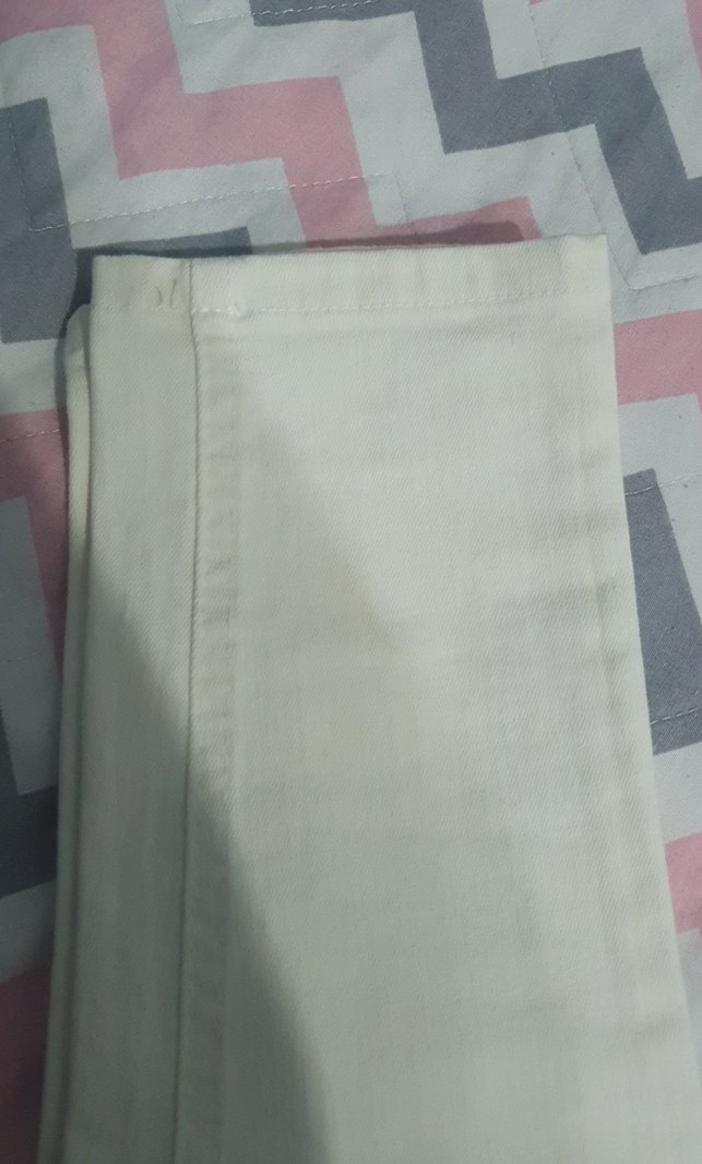 Beyaz Pamuk Kadın Kumaş Pantolon - Görsel 4