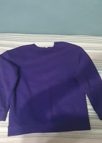 mor sweat-shirt - Görsel 3