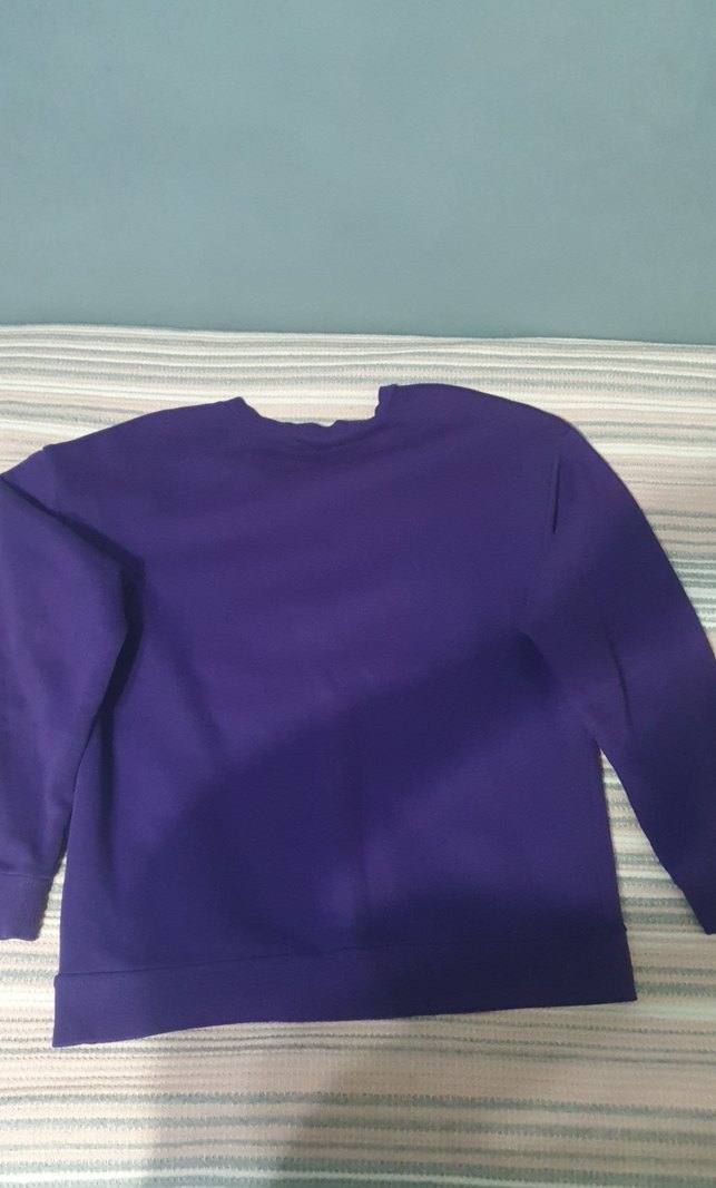 mor sweat-shirt - Görsel 3