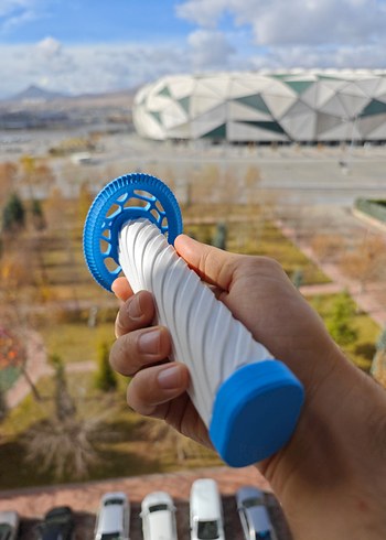 Mavi ve Beyaz Aksiyon Figürü Kılıcı - Görsel 5