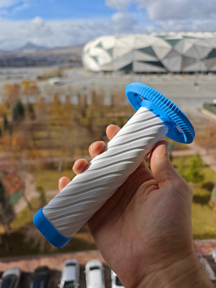 Mavi ve Beyaz Aksiyon Figürü Kılıcı - Görsel 4