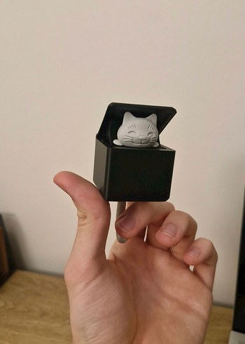 Kedi Kafası Tasarımlı Anahtarlık Askısı - Görsel 3