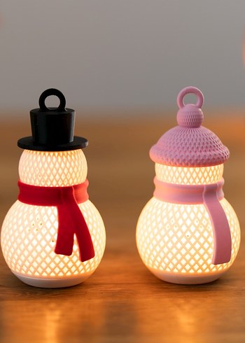 Kardan Adam Dekoratif Led Mum Lamba - Görsel 3