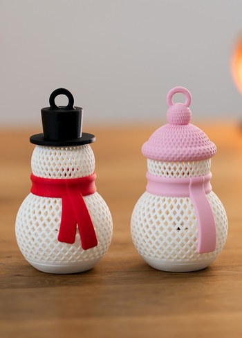 Kardan Adam Dekoratif Led Mum Lamba - Görsel 4