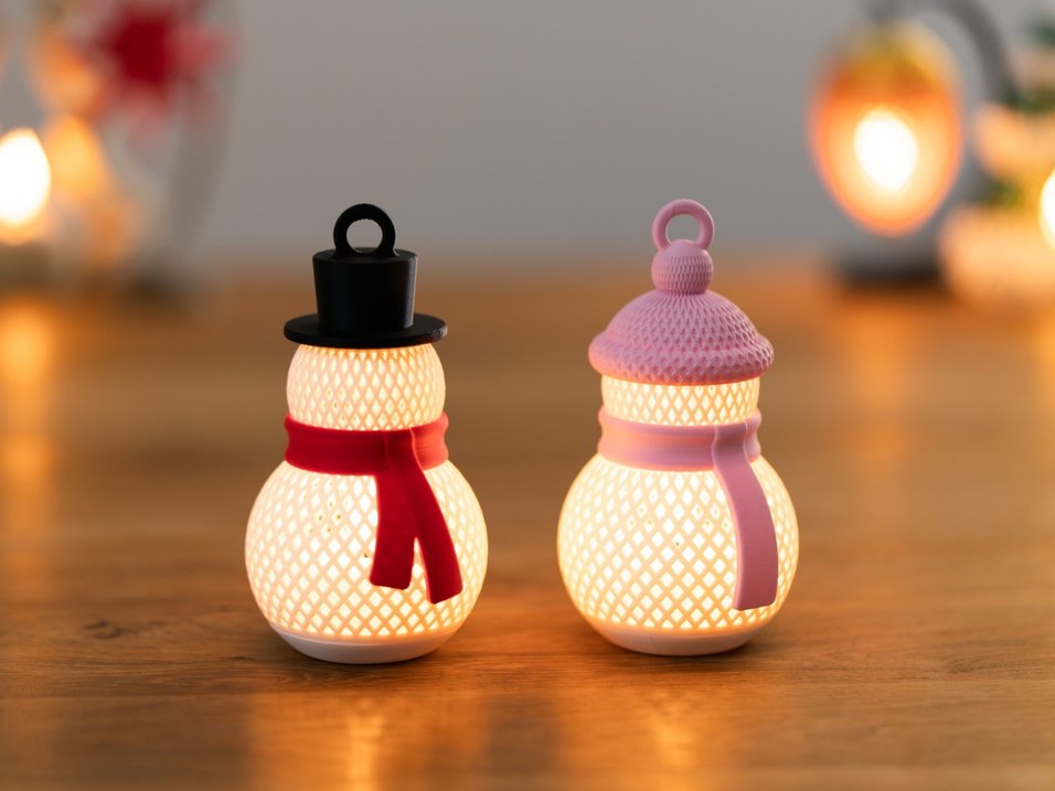 Kardan Adam Dekoratif Led Mum Lamba - Görsel 3