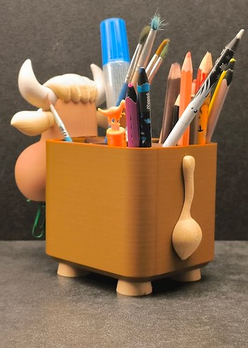 İnek Tasarımlı Kalemlik - Görsel 3