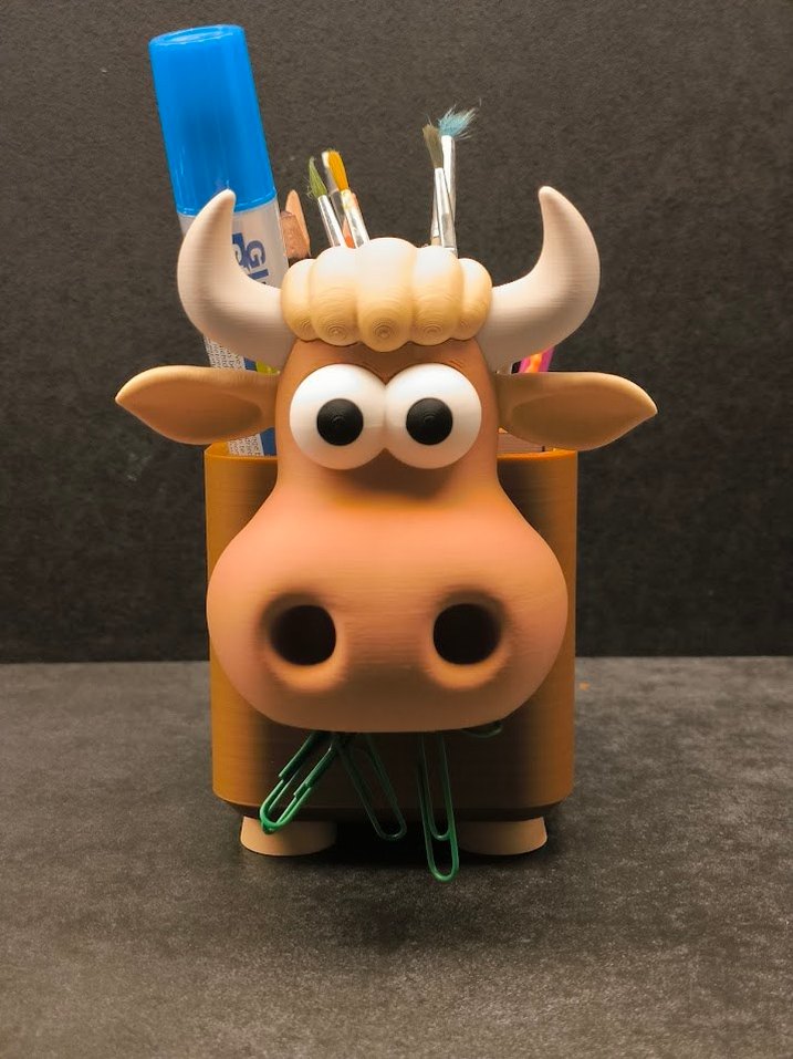 İnek Tasarımlı Kalemlik - Görsel 5