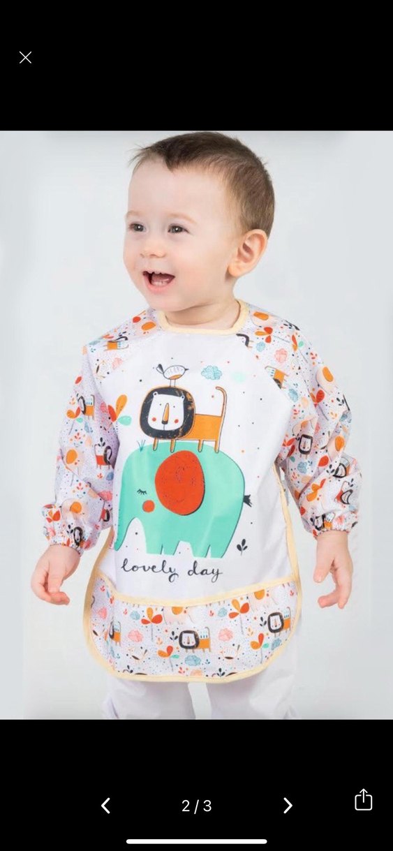 Bebek Aktivite ve Mama önlüğü - Görsel 2