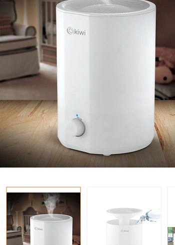 Beyaz Kiwi Hava Temizleyici ve Nemlendirici - Görsel 2