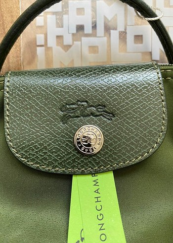 Longchamp İTHAL XS ASKILI HAKİ NEON DETAY