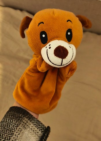 Peluş Köpek ve İnek Kukla - Görsel 2