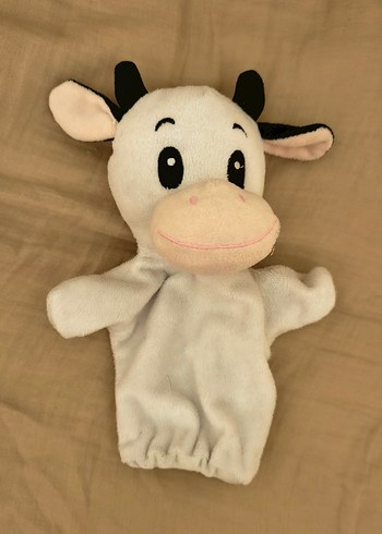 Peluş Köpek ve İnek Kukla - Görsel 8