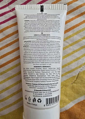 Diğer ClinicLab Vitamin C 5% yüz kremi (50 ml)