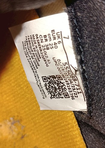 Nike Jordan 1 High OG "Taxi"-40 Numara Sneaker - Görsel 10