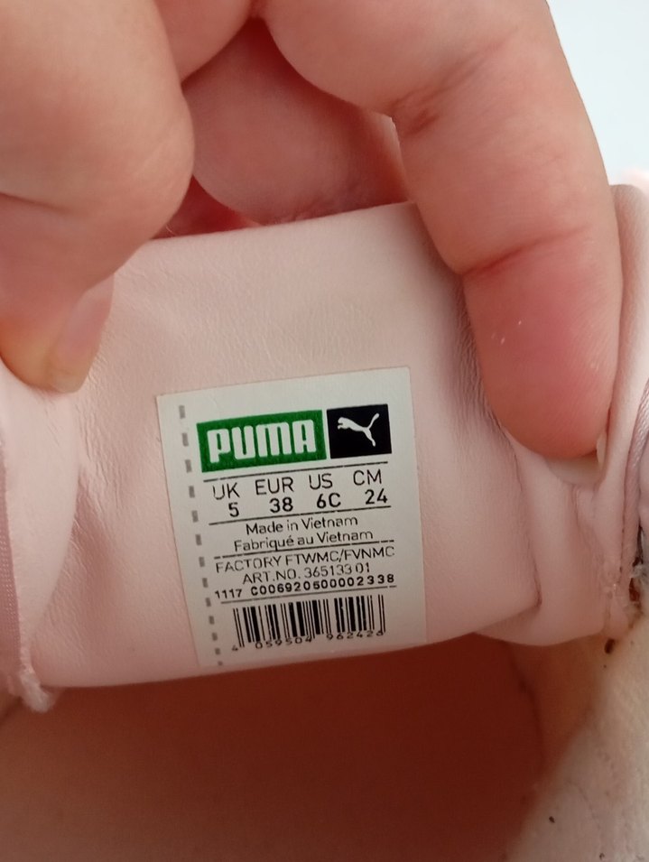 Orijinal Puma Basket Platform Tween Jr Pearl Saten Pembe — görsel 2/7
