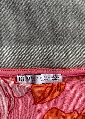 Dilvin Çiçek Desenli Pembe Mini Büstiyer