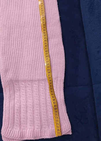 Kız Çocuk Pembe Triko Eldiven ve Boyunluk Seti - Görsel 6