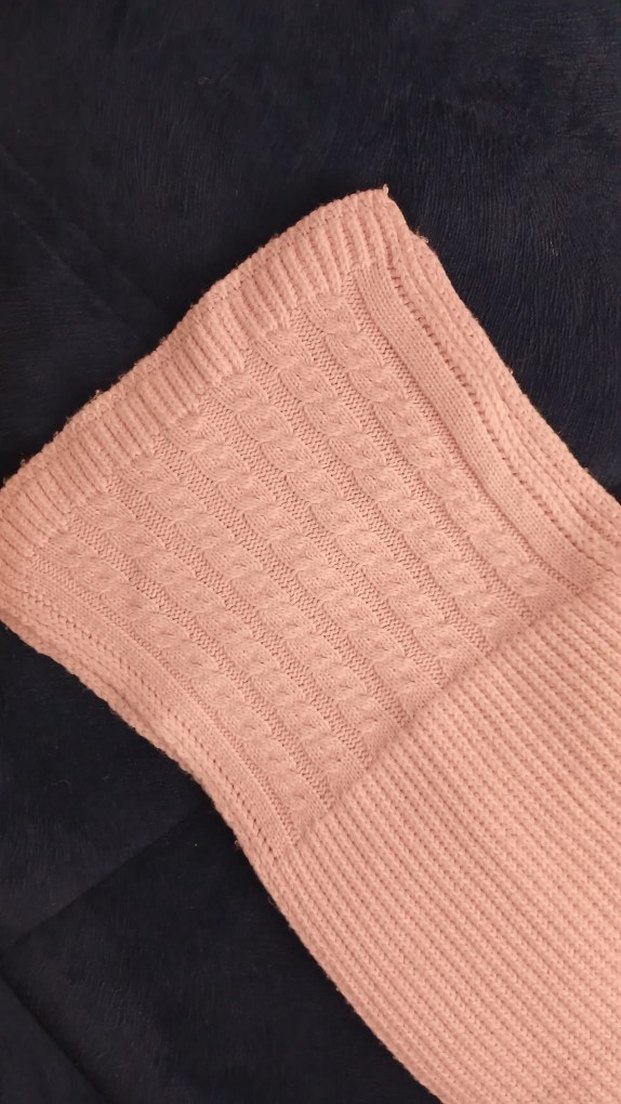 Kız Çocuk Pembe Triko Eldiven ve Boyunluk Seti - Görsel 3