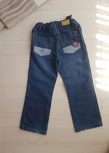 8 Yaş Beden mavi Renk lc waikiki Erkek Çocuk Gri Mavi Bol Kesim Jean Pantolon