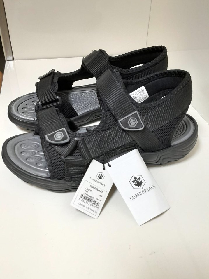 Lumberjack  Erkek Çocuk Siyah Bantlı Outdoor Terlik - Görsel 3