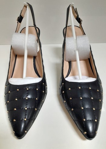 Nine west Klasik Siyah Tokalı Stiletto Kadın Ayakkabı