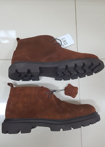 İNCİ Erkek Kahverengi Süet Günlük Bot - Görsel 8