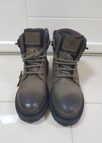 LUMBERJACK HAKİKİ DERİ FERMUARLI BAĞCIKLI BOT 41 - Görsel 2