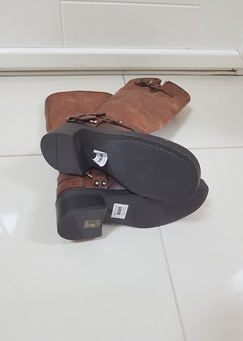 NİNE WEST HAKİKİ DERİ KOVBOY TARZI ÇIZME - Görsel 8