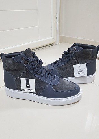 Nine West  HAKİKİ DERİ Gri Erkek Spor BOT - Görsel 7