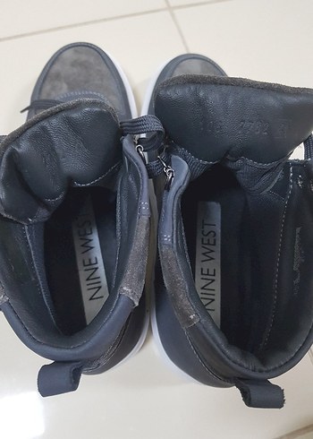 Nine West  HAKİKİ DERİ Gri Erkek Spor BOT - Görsel 8