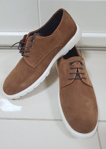İNCİ TABA HAKİKİ DERI Süet Erkek Klasik Ayakkabı - Görsel 4