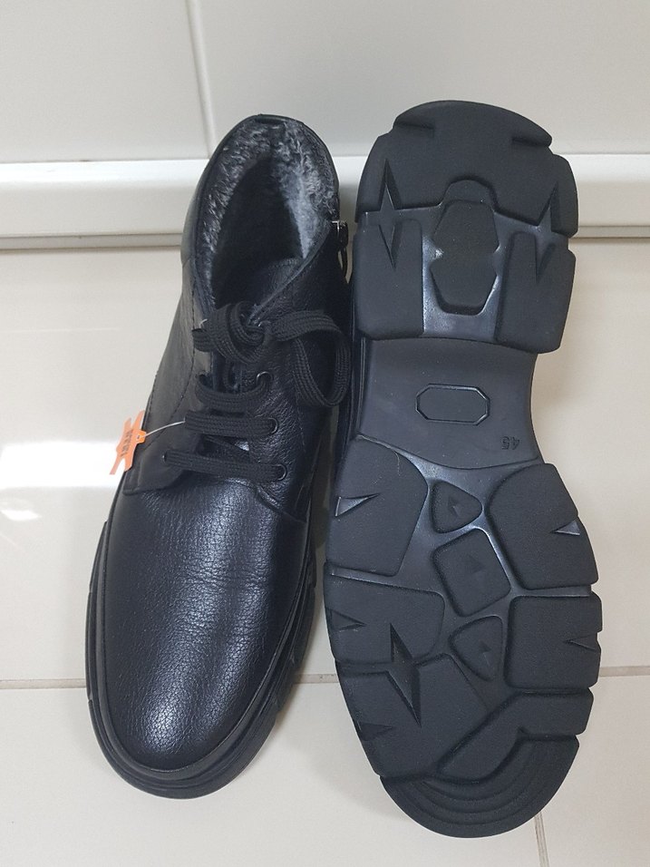 POLARİS Siyah Kürklü Erkek Deri Bot - Görsel 5