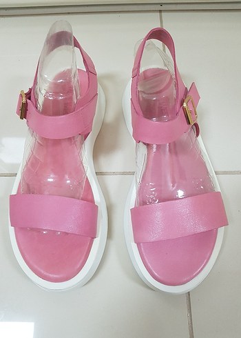 Nine West Pembe Platform Topuklu Kadın Sandalet