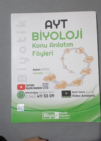 AYT Biyoloji Konu Anlatım Föyleri