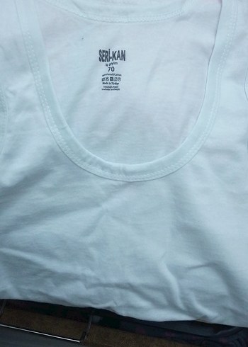 Beyaz Parlak Çocuk Atlet - Görsel 2