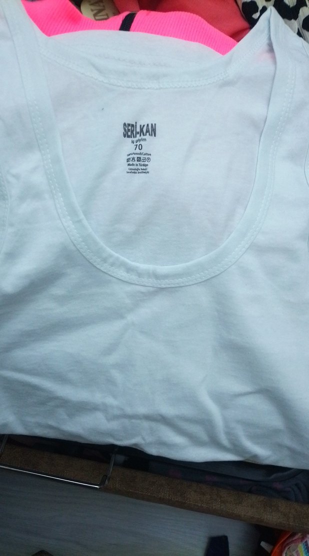 Beyaz Parlak Çocuk Atlet - Görsel 2