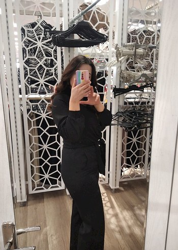 Siyah V Yakalı Transparan Gömlek - Görsel 2