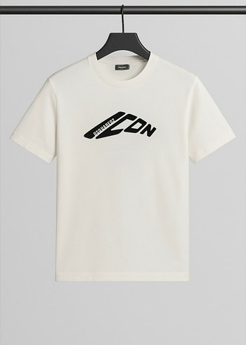 DSquared2 Icon - Ekru Tişört