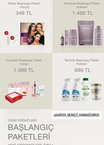 Başlangıç Paketleri - Cilt Bakım Setleri Yeni Üyelere Özel Fiyat