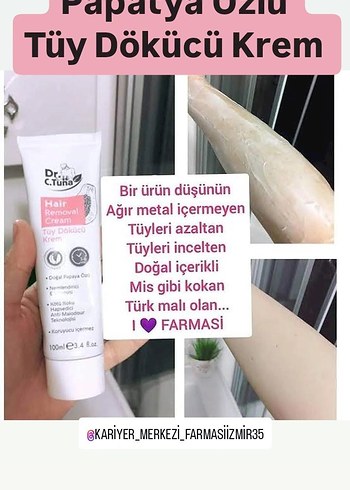 Papatya Özlü Tüy Dökücü Krem 100 ml