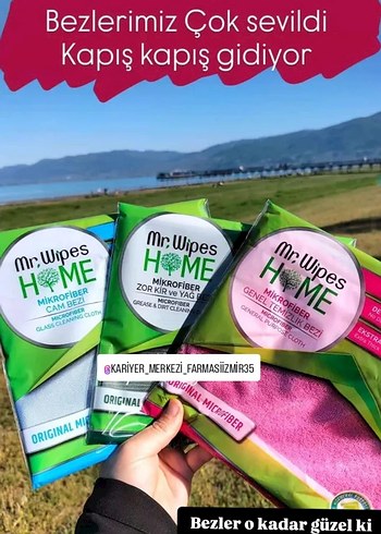 Mr. Wipes Home Mikrofiber Yüz Temizleme Bezi