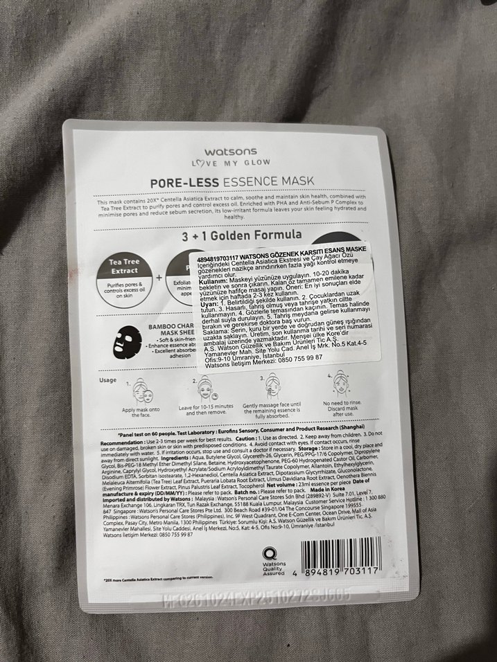 Watsons Yüz Maskesi - Görsel 3